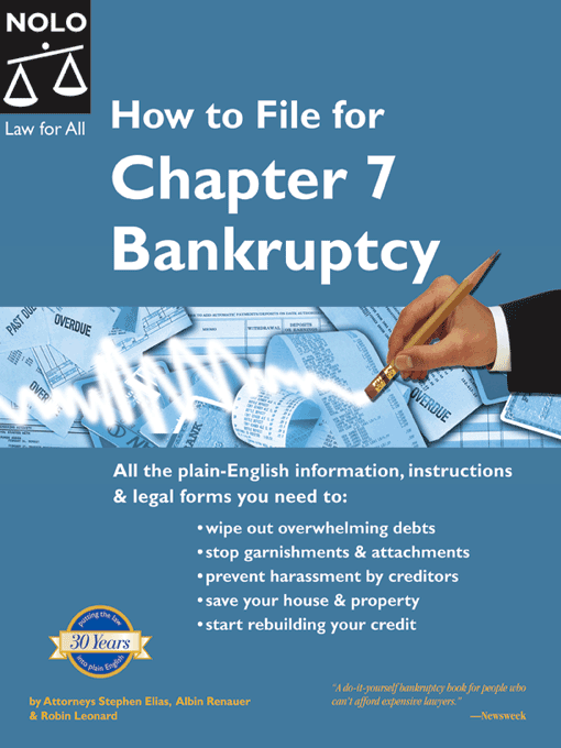 Title details for How To File for Chapter 7 Bankruptcy by Stephen Elias - Wait list